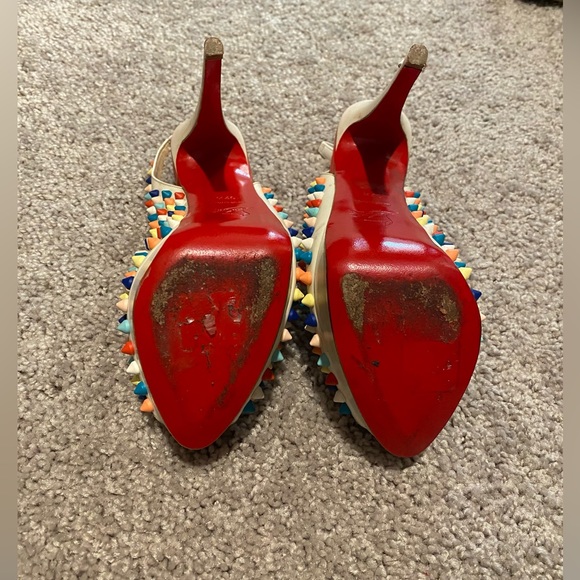 Women Slingback Christian Louboutin Heels. - Picture 4 of 5